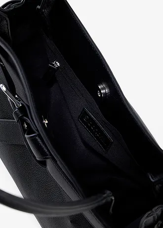 Kabelka s ozdobnou přezkou • černá • bonprix obchod