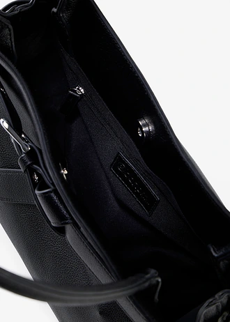 Poșetă cu detaliu cataramă • negru • magazin bonprix