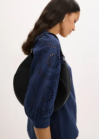 Tuniek van luchtige mousseline • donkerblauw • bonprix online shop