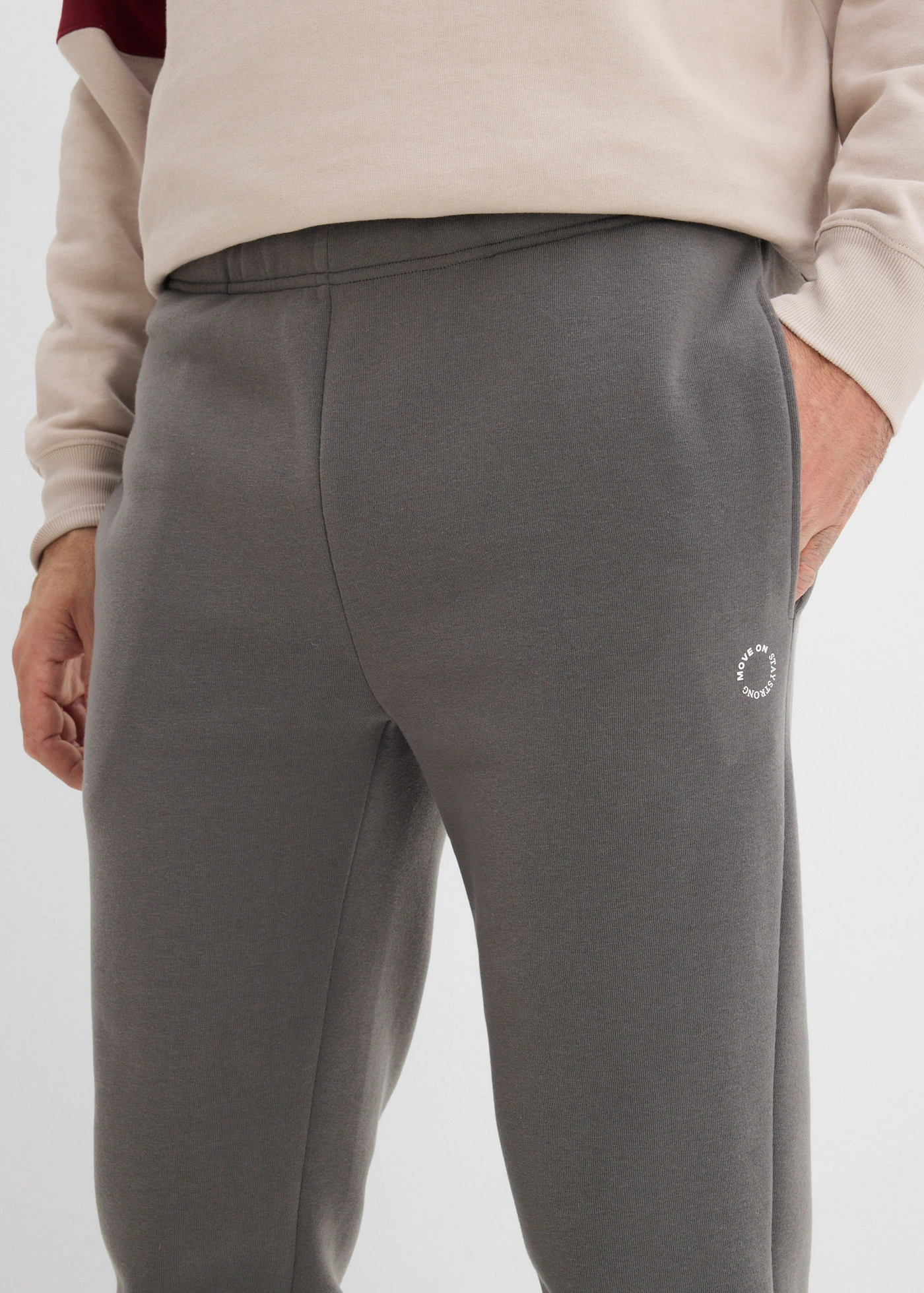 Thermo joggingbroek, sneldrogend • granietgrijs • bonprix online shop