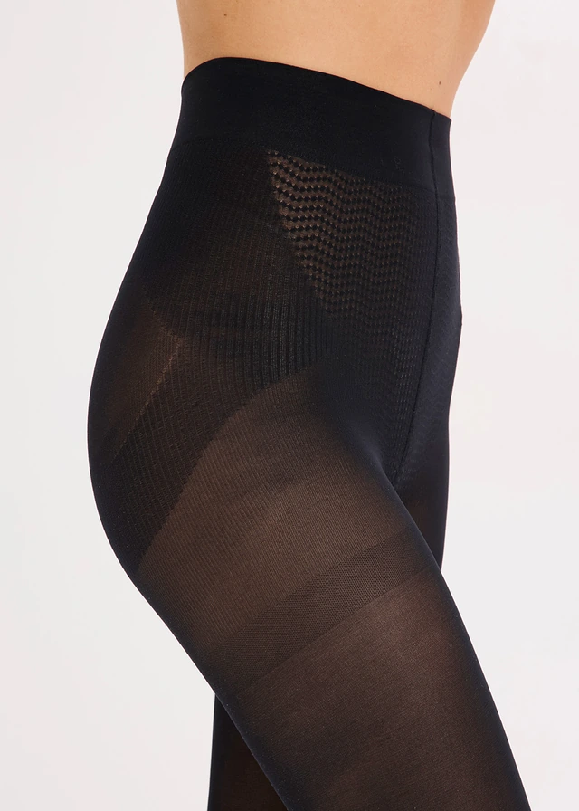 Shaping panty 30 den (set van 2), Kleur: zwart+beige