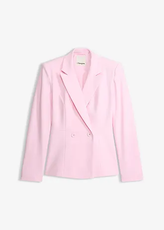 Blazer met peplum, Kleur: kristalroze