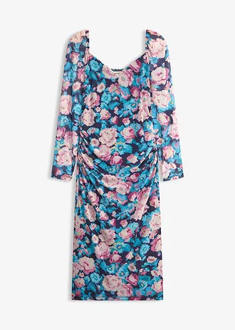 Rochie midi pe corp din mesh