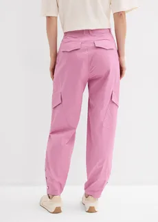 Pantalon cargo en coton extensible • mauve • Boutique bonprix