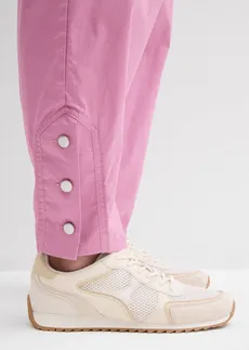 Pantalon cargo en coton extensible • mauve • Boutique bonprix