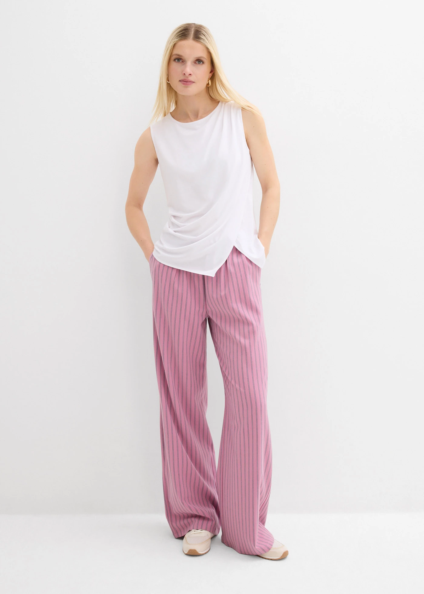 Asymmetrische top • wit • bonprix online shop