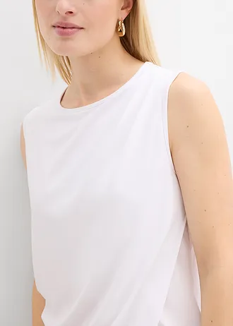 Top asimetric • alb • magazin bonprix