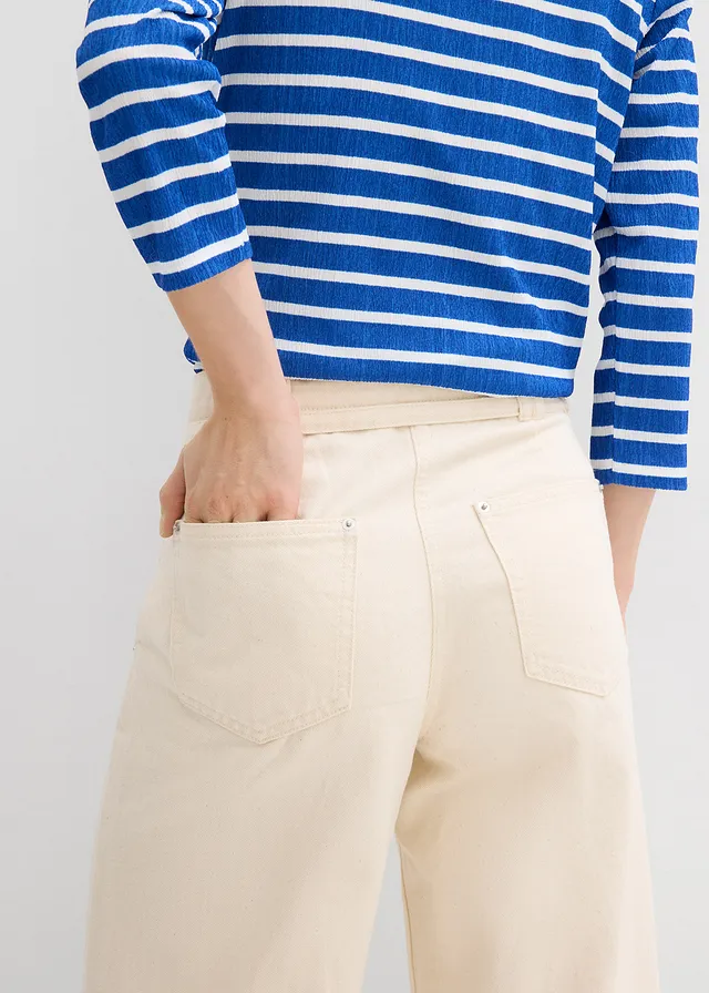 Twill broek van katoen • ecru • product-page.page-title-suffix