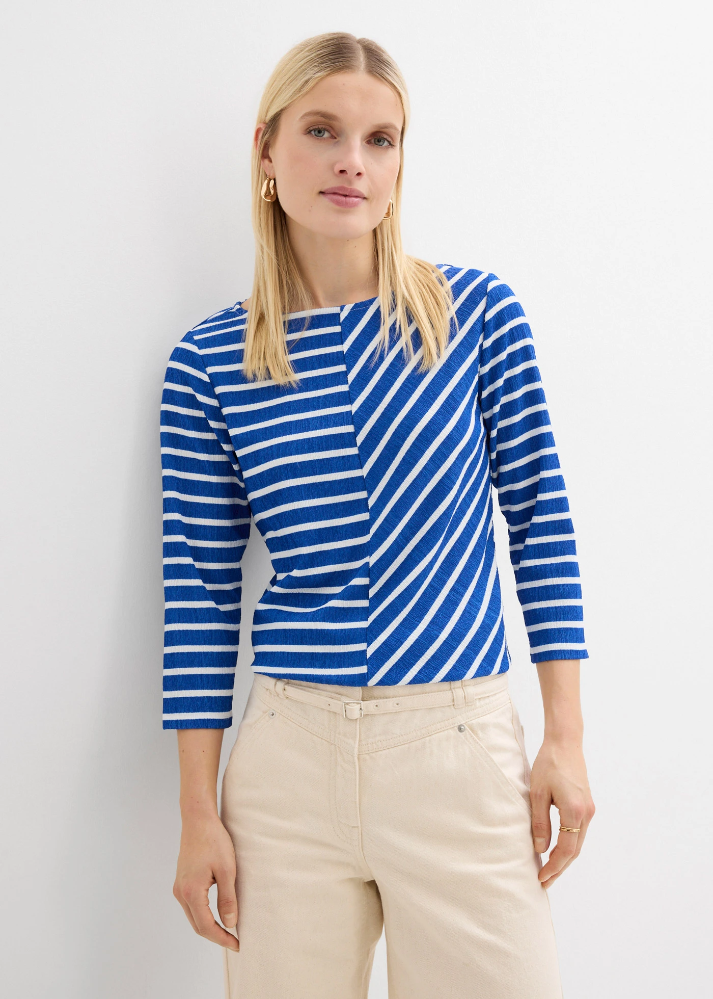 Shirt • arctisch blauw-wit gestreept • bonprix online shop