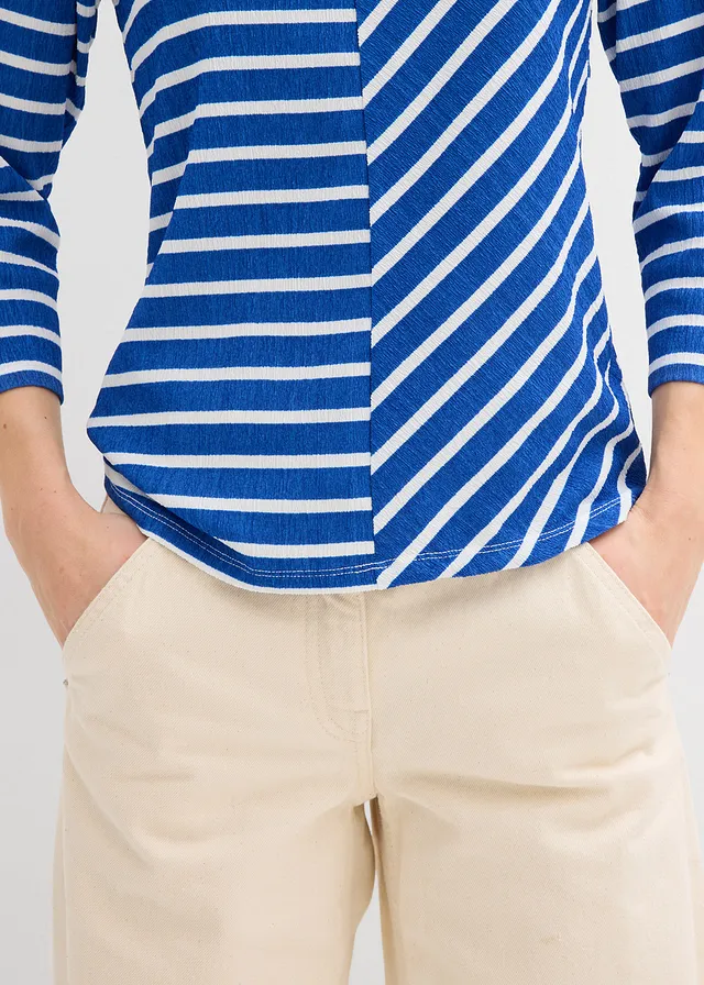 T-shirt • bleu arctique-blanc rayé • product-page.page-title-suffix