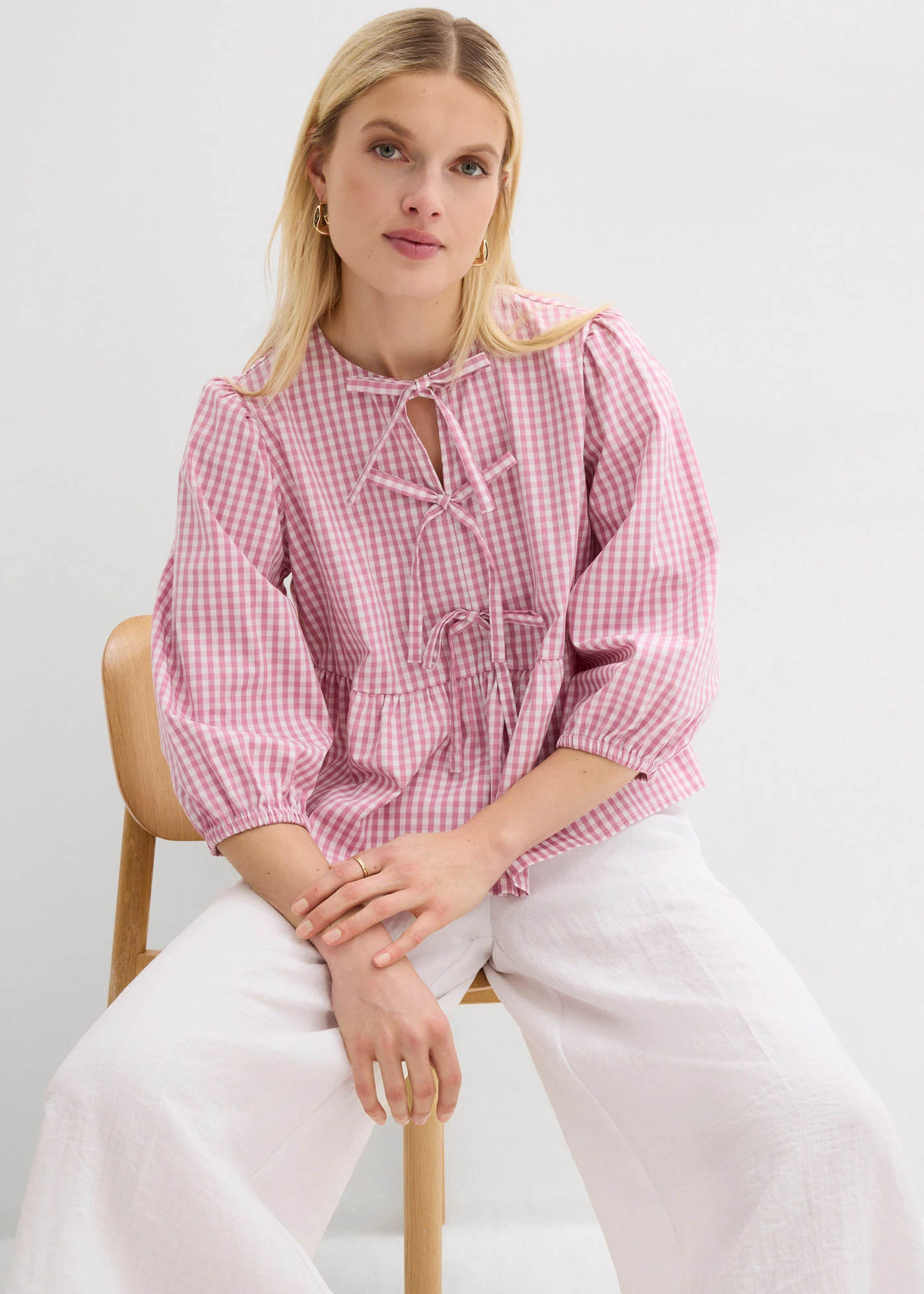 Culotte nadrág puha viszkóz-keverékből • fehér • bonprix áruház