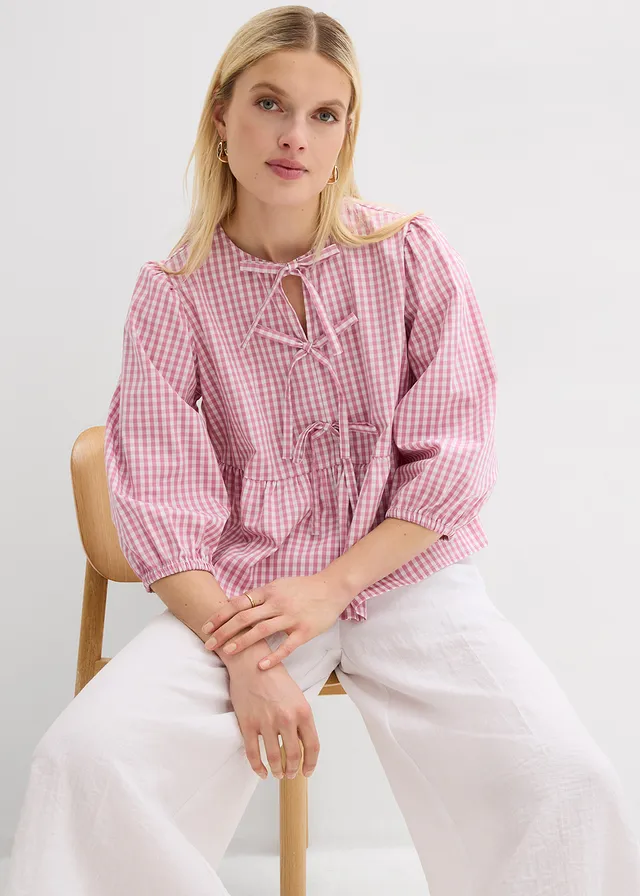 Pantaloni Culotte din amestec moale de viscoză • alb • magazin bonprix