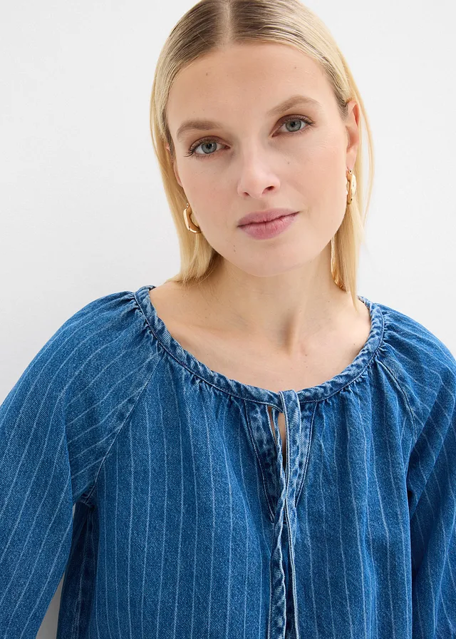 Blouse en jean, coton • bleu denim rayé • product-page.page-title-suffix