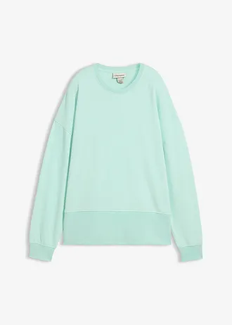 Oversized sweater van een katoenmix