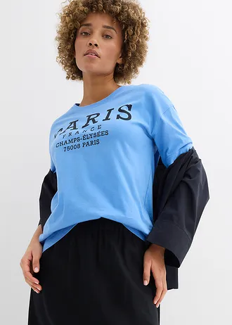 Jupe midi légère • noir • Boutique bonprix