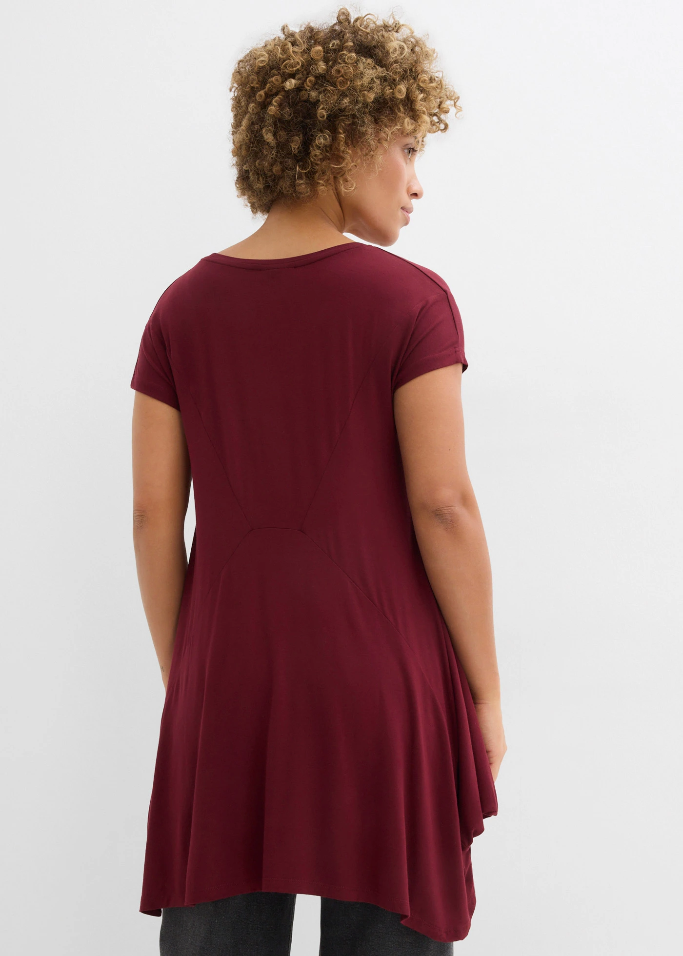 T-shirt long • rouge érable • Boutique bonprix