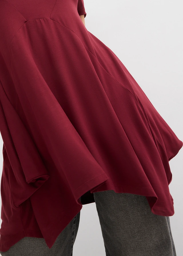 T-shirt long • rouge érable • product-page.page-title-suffix