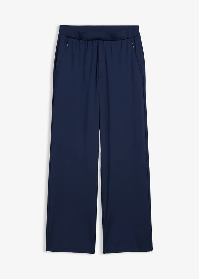 Allround sportlegging met ritszakken • donkerblauw • bonprix online shop