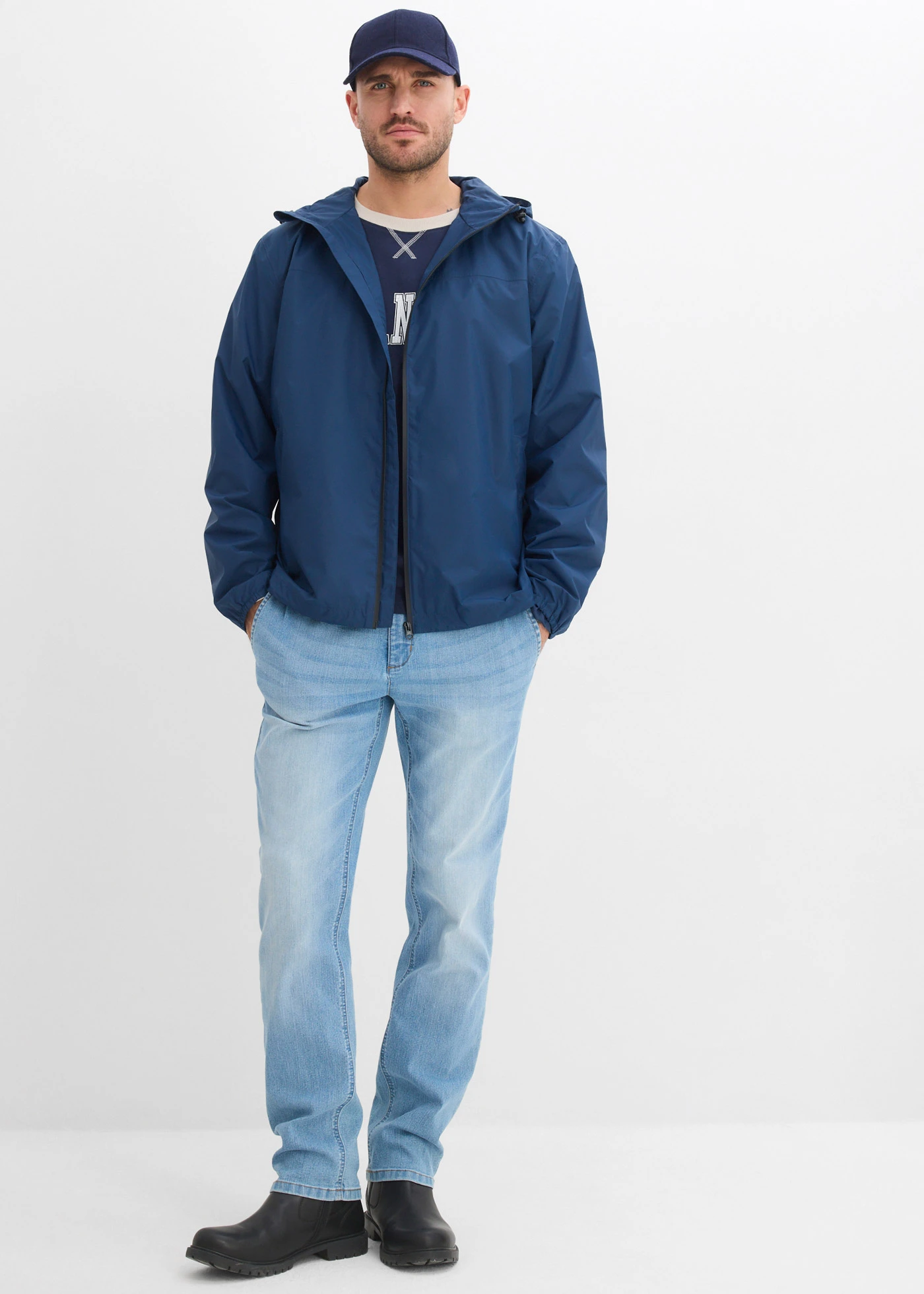 Veste imperméable • bleu profond • Boutique bonprix