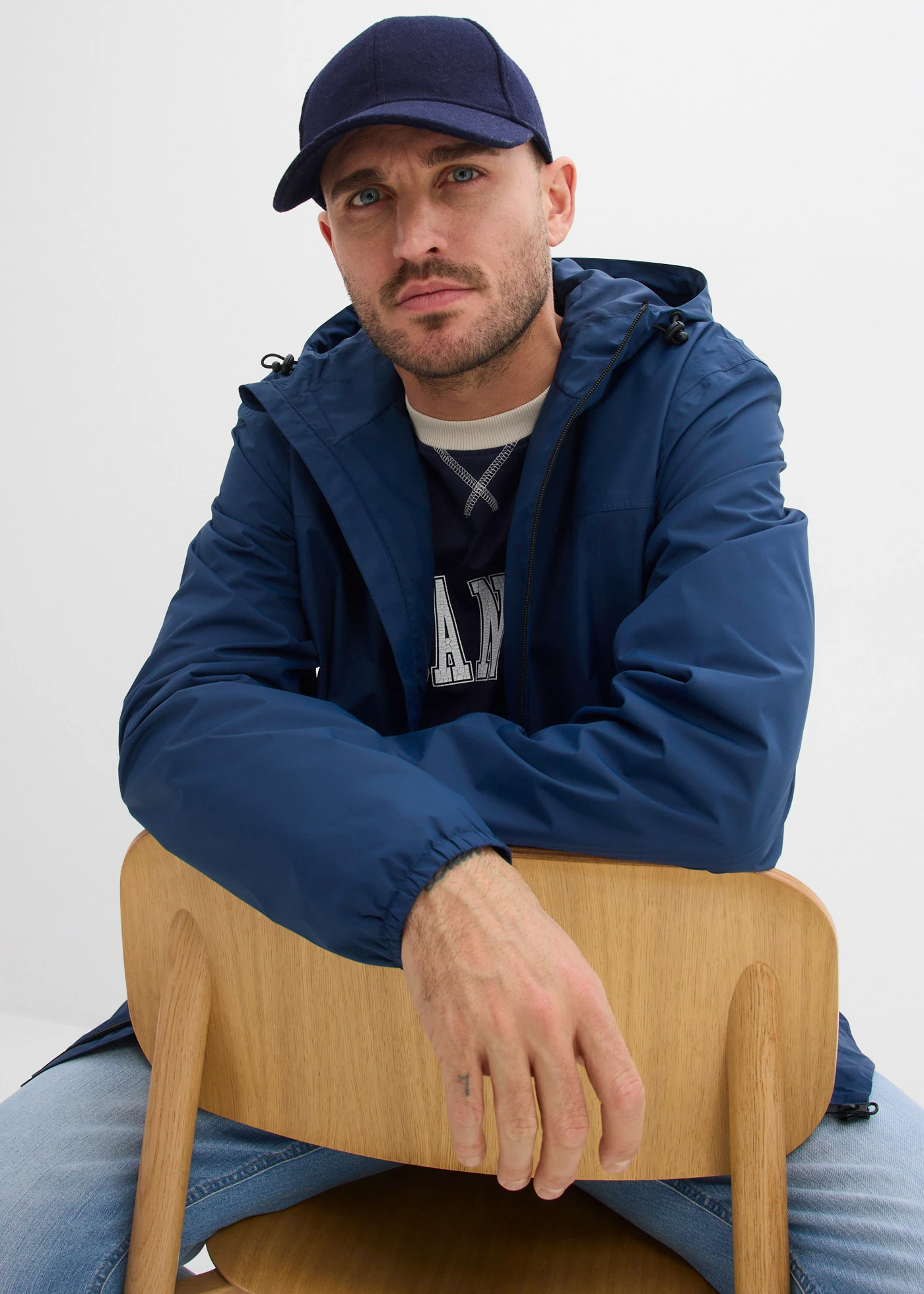 Veste imperméable • bleu profond • Boutique bonprix