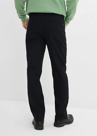 Lot de 2 pantalons extensibles, Couleur: bleu foncé/noir