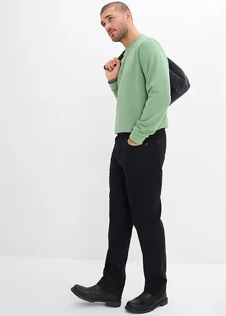 Pantaloni cu stretch Classic Fit, drepți (set 2 bucăți), culoare: bleumarin+negru