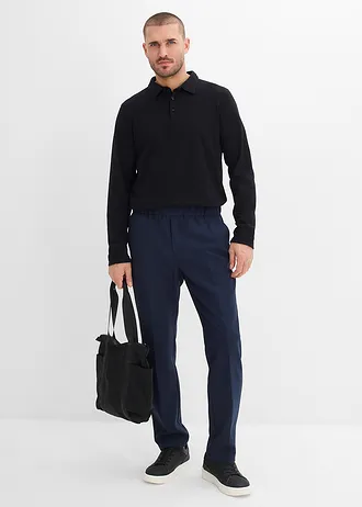 Pantalon de costume à taille élastiquée • bleu encre • Boutique bonprix