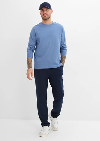 Longsleeve in Regular Fit (set van 2) • jeansblauw+donkerblauw • bonprix online shop