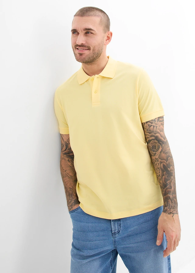Piqué poloshirt van biologisch katoen