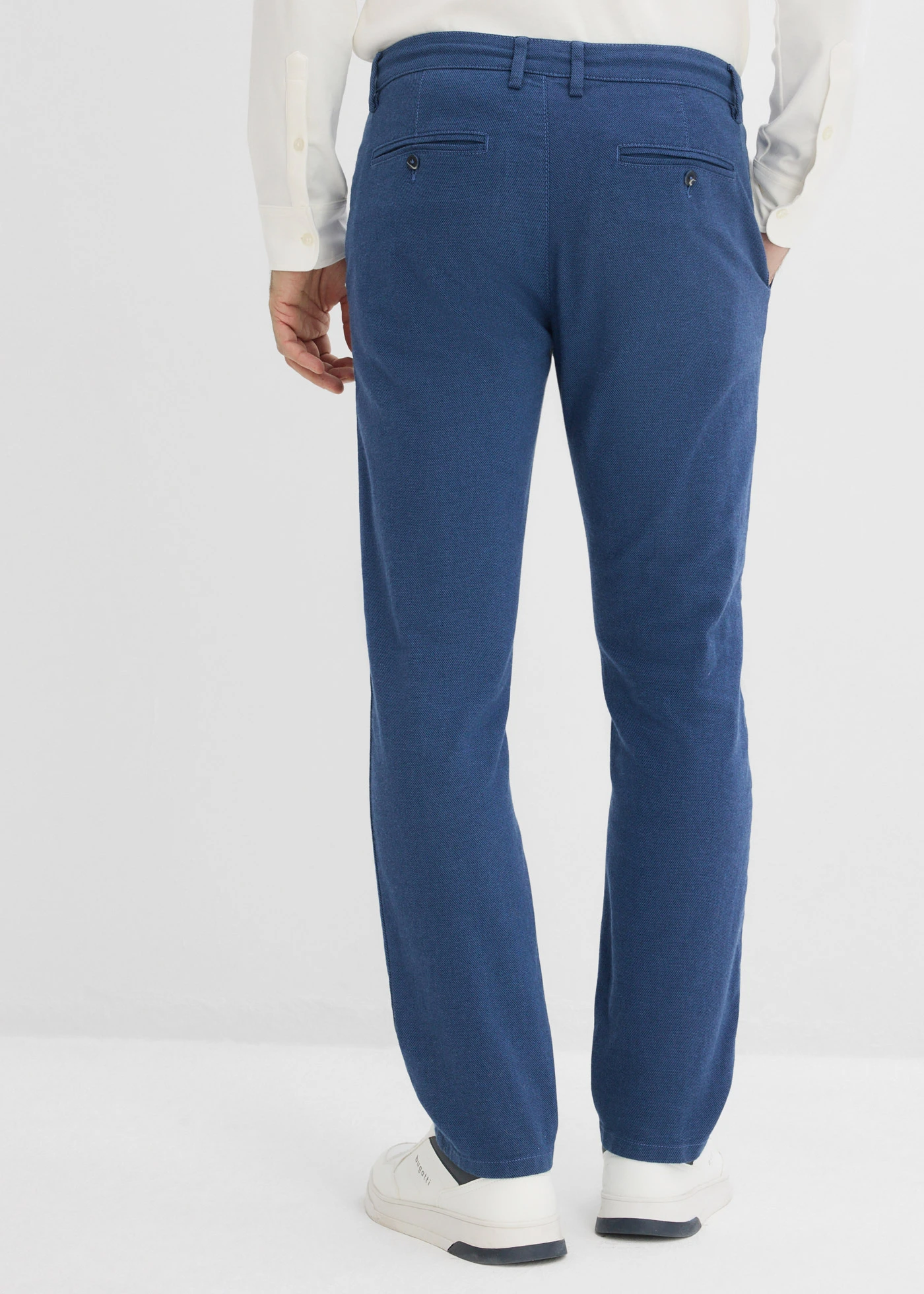 Chino kalhoty Regular Fit, s nastavitelným pasem, Straight • tmavě modrá • bonprix obchod