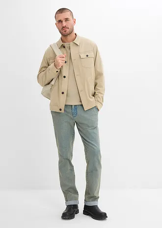 Imitatiesuède jas • mat rietgroen • bonprix online shop