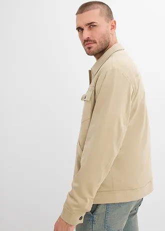 Bunda z umělé velurové kůže • matně rákosová • bonprix obchod