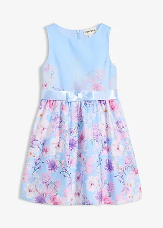 Rochie evazată • bleu înflorat • magazin bonprix