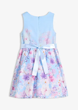 Rochie evazată • bleu înflorat • magazin bonprix