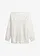 Off shoulder trui met kant, Kleur: wolwit