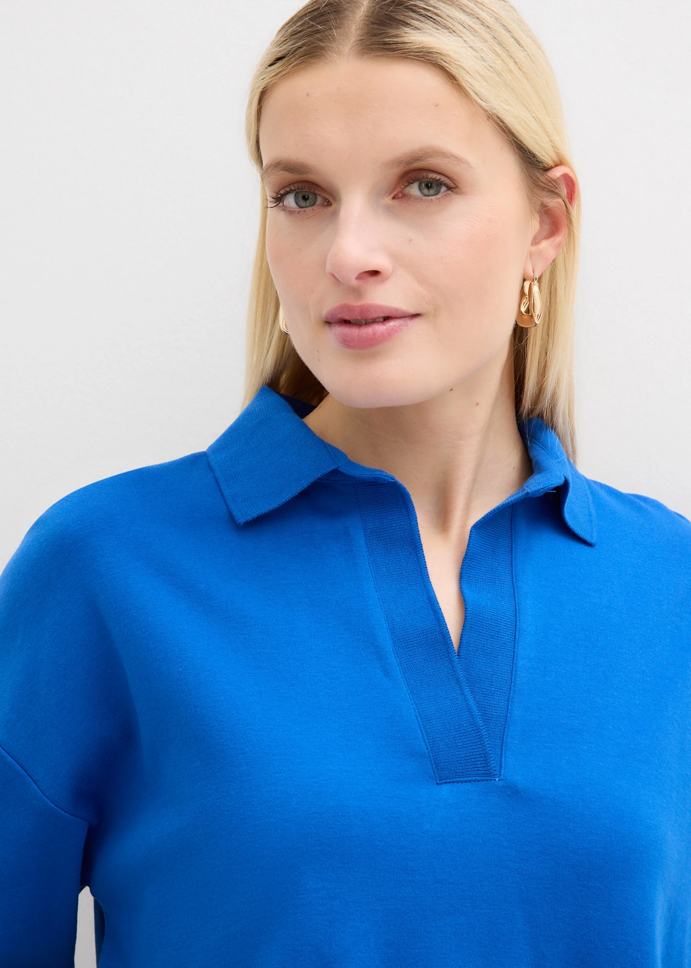 Bluză polo din bumbac organic 100% • albastru arctic • magazin bonprix