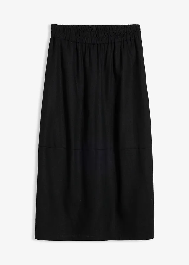 Midirok van lichte linnenmix