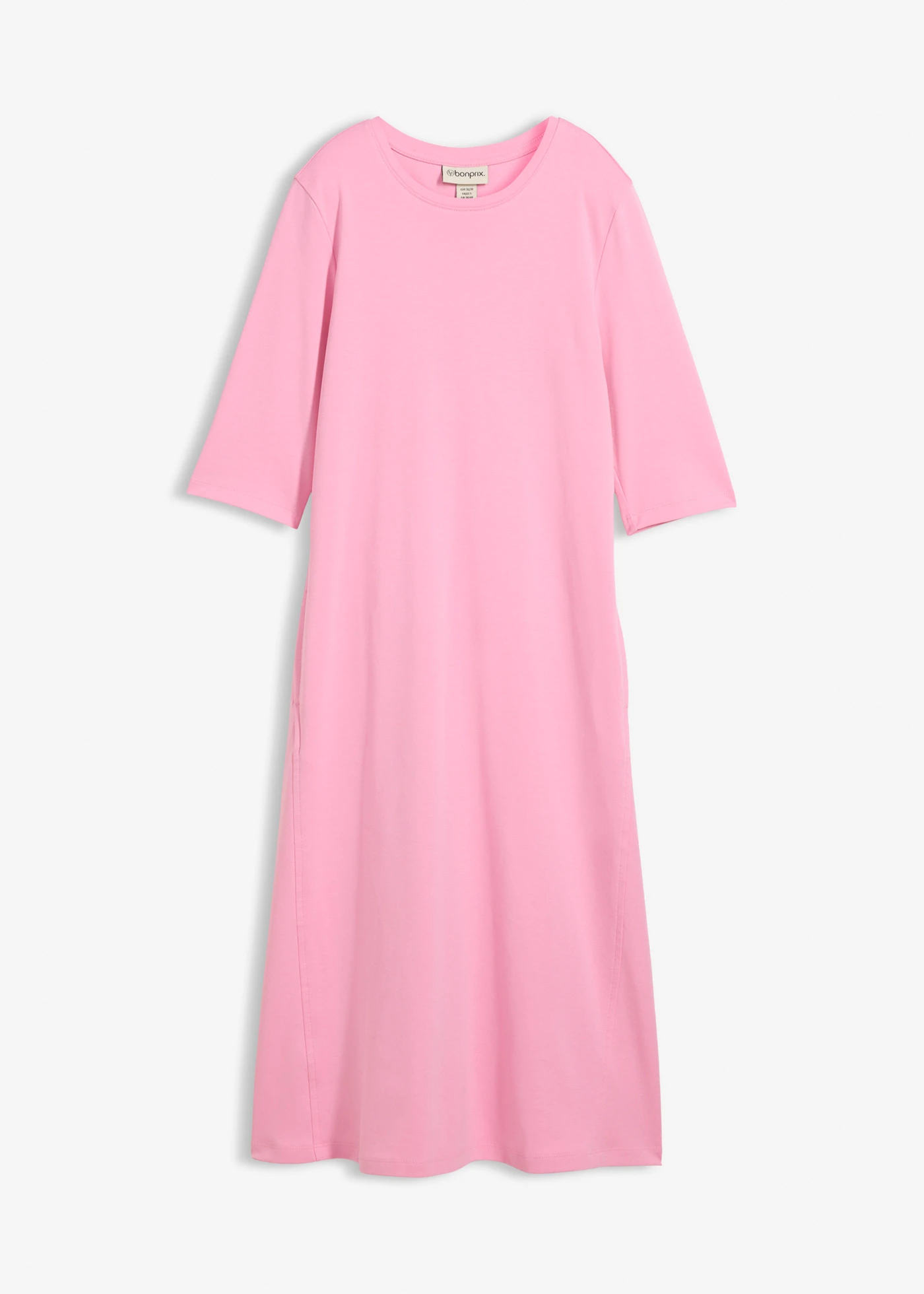 Robe en jersey de coton épais • rose • Boutique bonprix