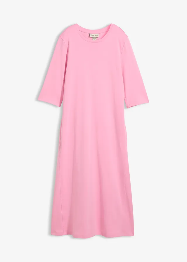 Robe en jersey de coton épais, Couleur: rose