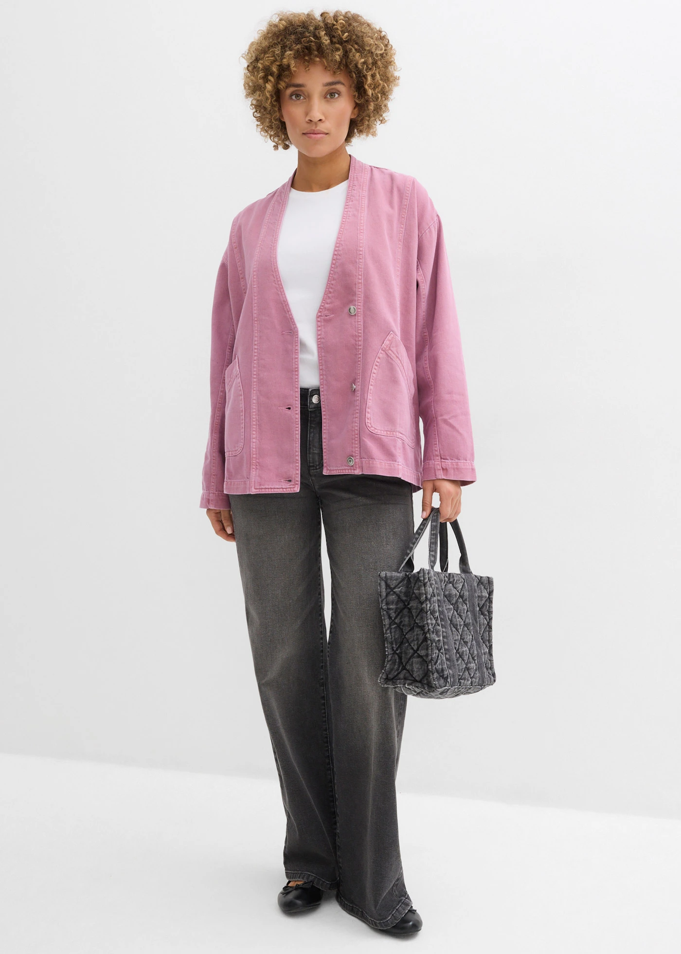 Tussenjas • mauve • bonprix online shop