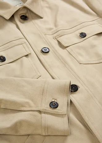 Veste en suédine • roseau mat • Boutique bonprix