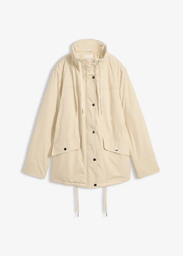 Parka légèrement rembourrée, Couleur: sable clair