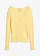 Gebreid vest met viscose, Kleur: lichtgeel