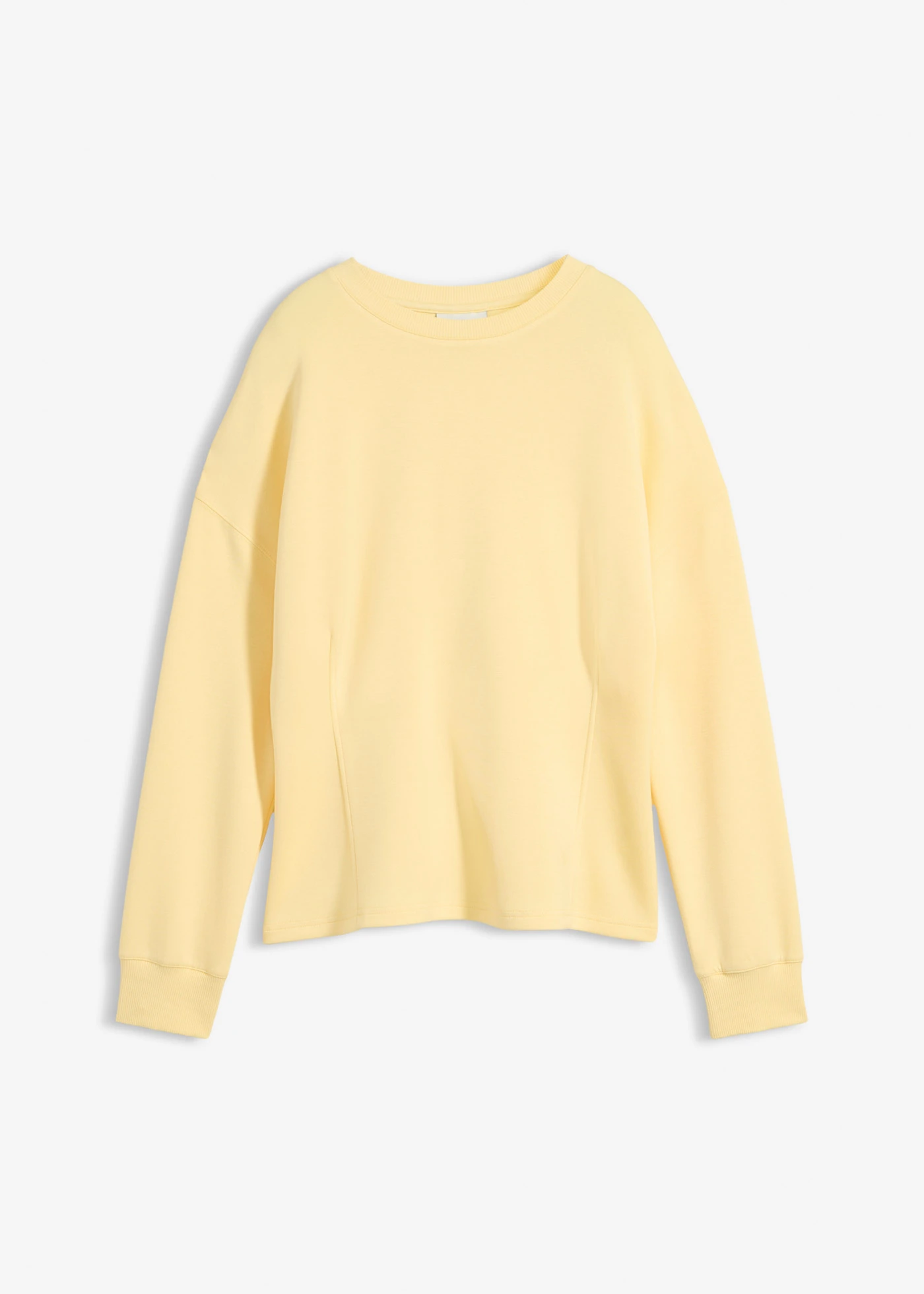 Getailleerde sweater • lichtgeel • bonprix online shop