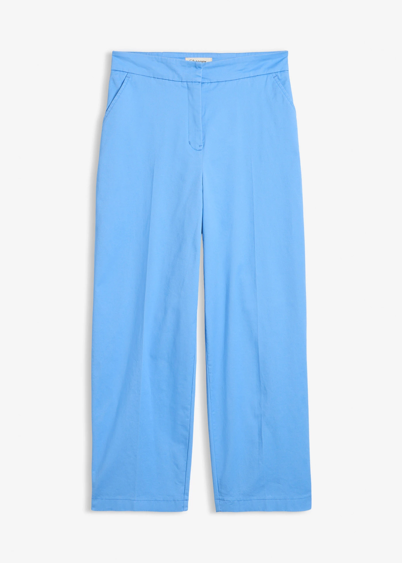 Pantalon chino en twill de coton • bleu moyen • Boutique bonprix