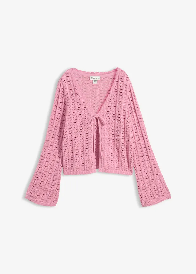 Gilet en maille ajourée