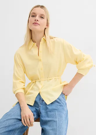 Chemisier fluide • jaune clair • Boutique bonprix