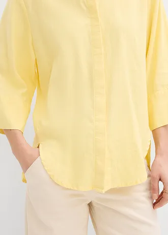 Chemisier en matière rafraîchissante • jaune clair • Boutique bonprix