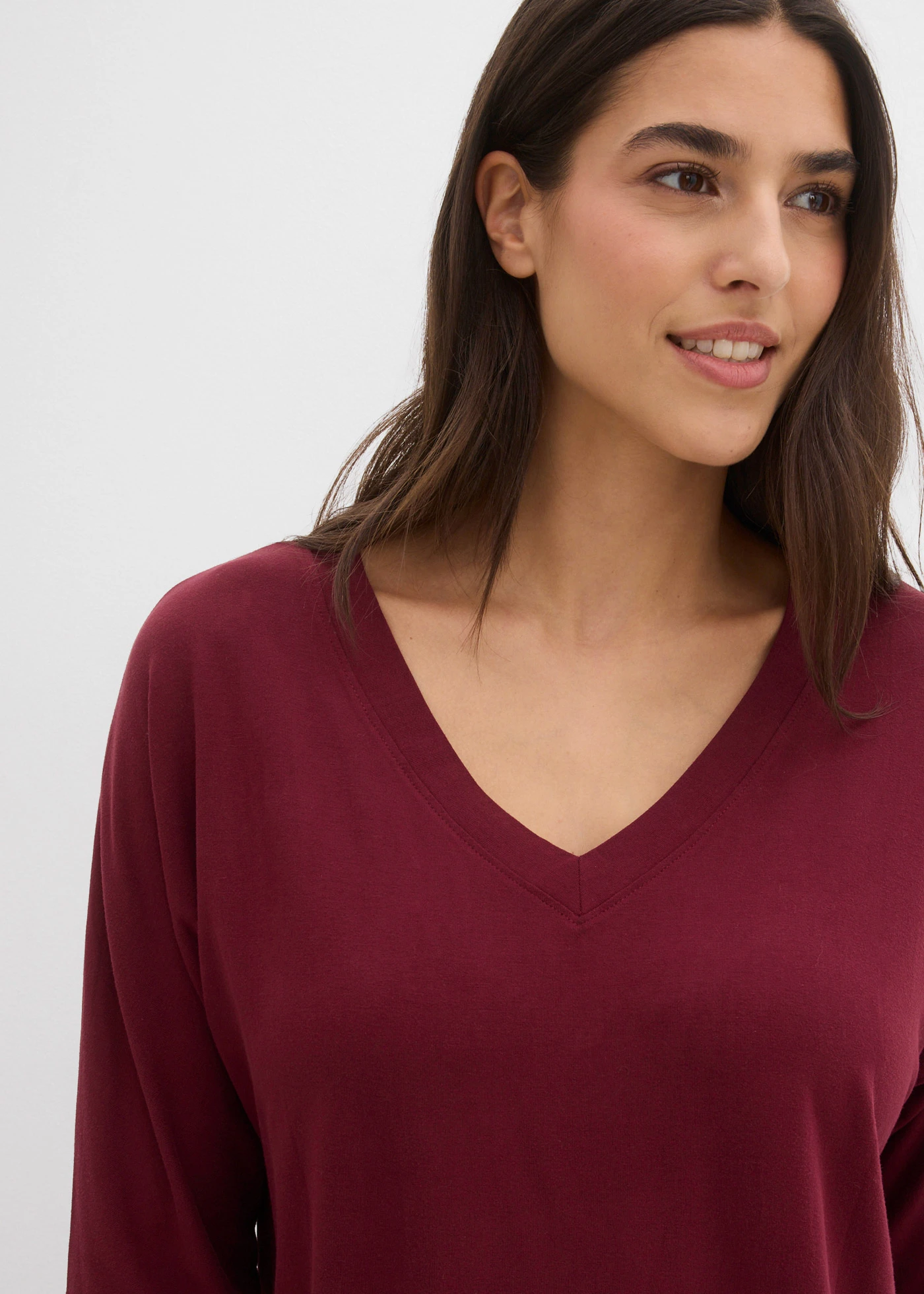 T-shirt fluide • rouge érable • Boutique bonprix