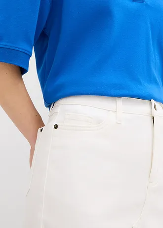 Fustă midi de blugi • ecru • magazin bonprix